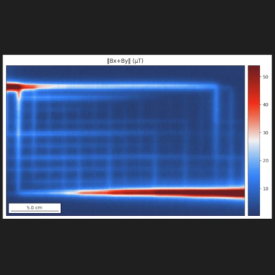 Investigation of Current Flows in Carbon Fiber Concrete